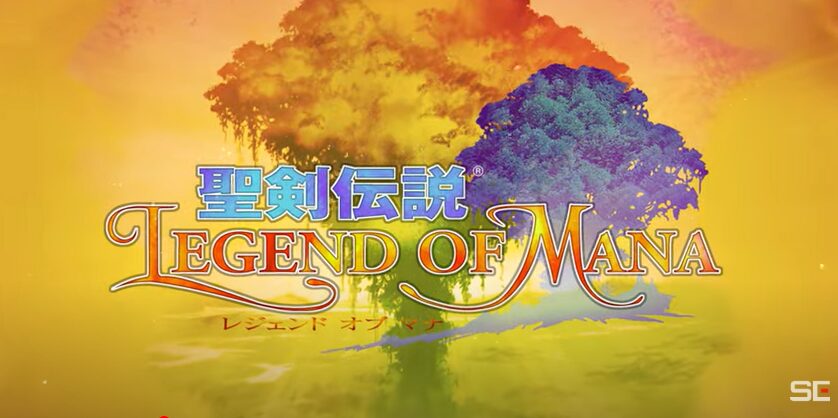 「聖剣伝説 LEGEND OF MANA」のタイトル画像。